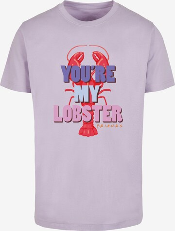 Maglietta 'Friends - My Lobster' di ABSOLUTE CULT in lilla: frontale