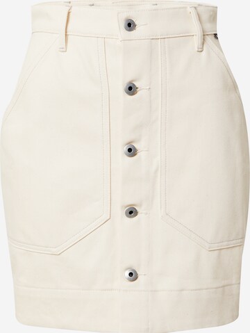 G-Star RAW Rok in Beige: voorkant