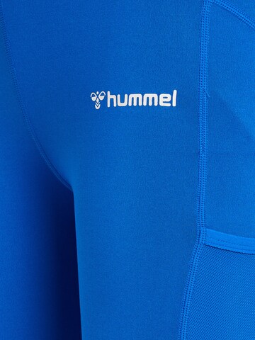 Hummel Skinny Workout Pants 'Chipo' in Blue