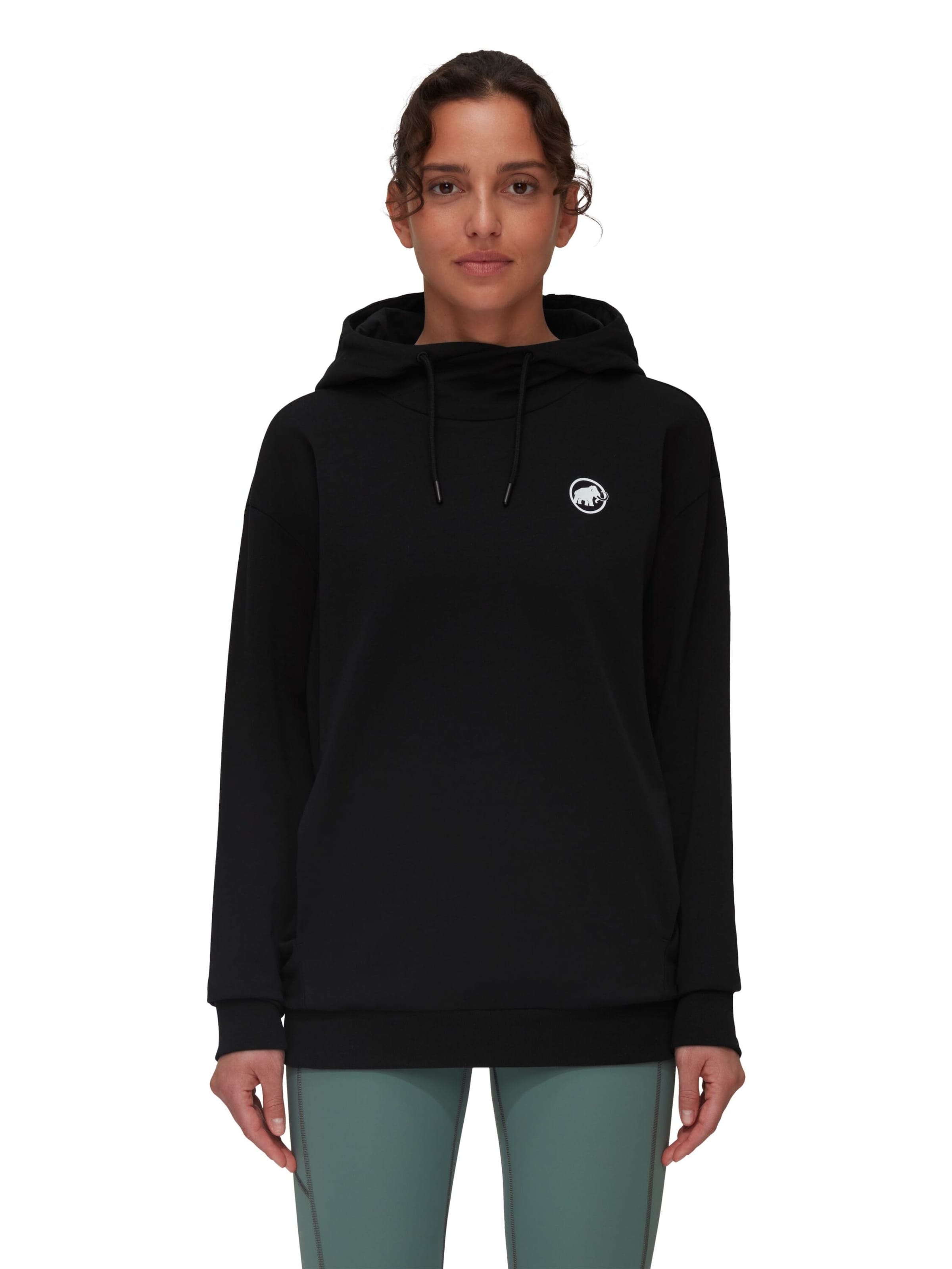 MAMMUT Athletic Sweatshirt in Black: front