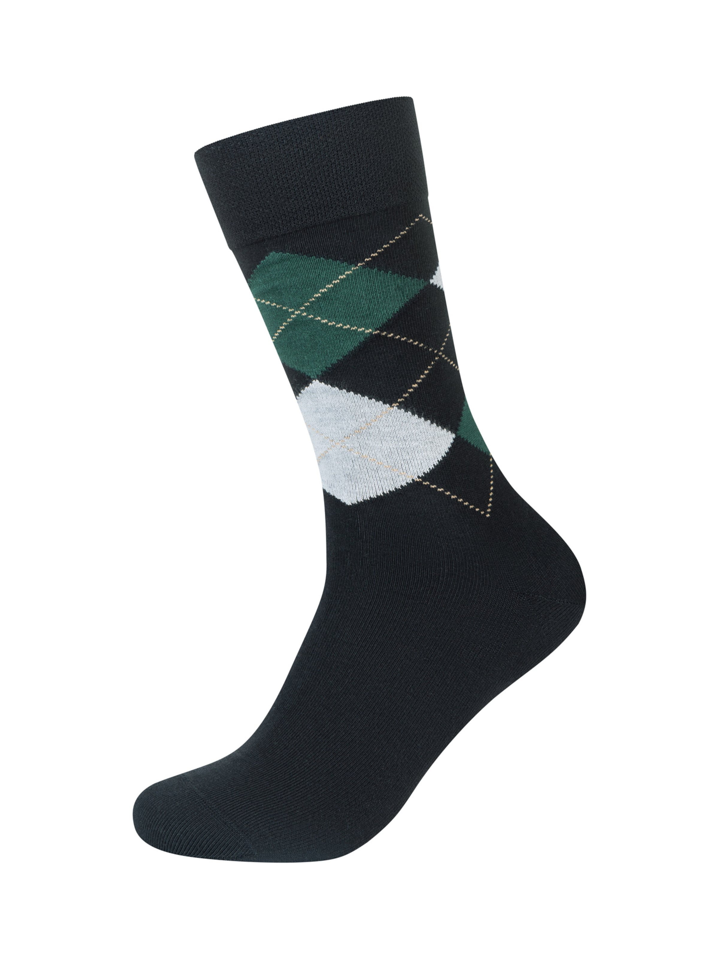 camano Socken 'Argyle' in Grün