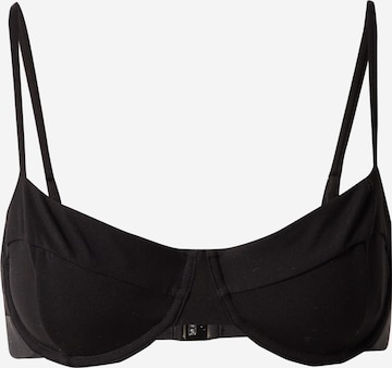 Calvin Klein Swimwear Balconette Bikini felső - fekete: elől