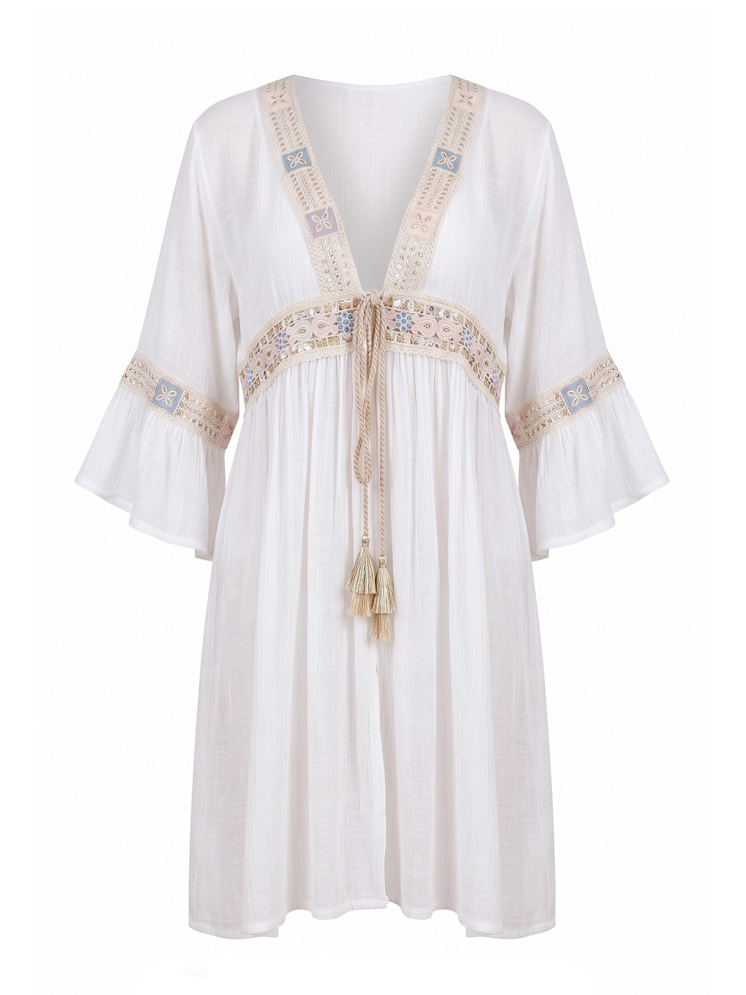 Vivi Idee Tunic in White: front