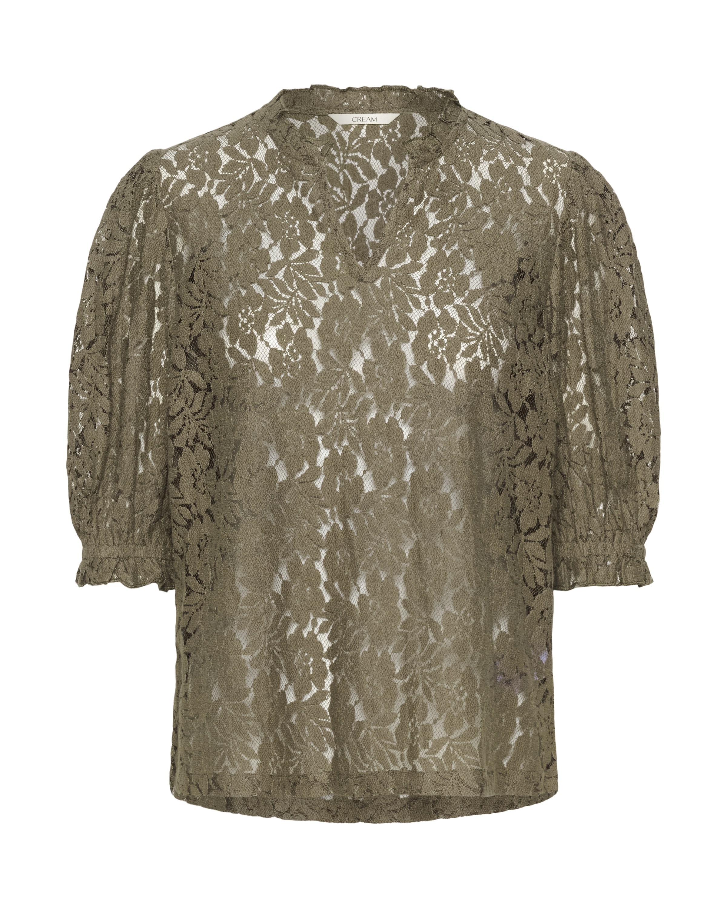 Camicia da donna 'CRKaspis' di Cream in verde: frontale