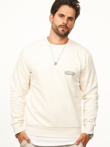 JACK & JONES Sweatshirt 'JJETERNITY'‌‌‌‌‌‌ in Weiß