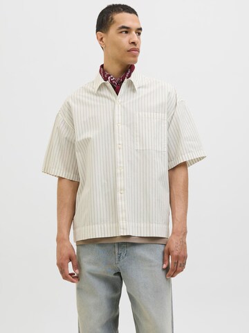JACK & JONES Comfort Fit Hemd in Weiß: Vorderseite