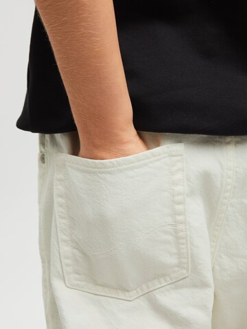Jack & Jones Junior Loose fit Jeans 'JJIChris JJOriginal' in White