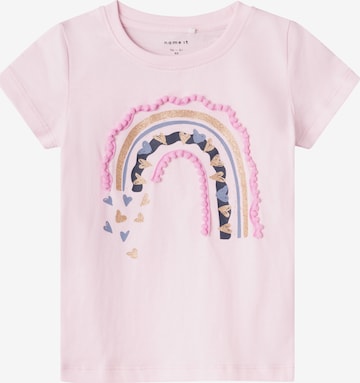 T-Shirt 'KORNELLA' NAME IT en rose : devant