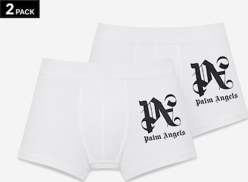 Boxer di Palm Angels in bianco: frontale