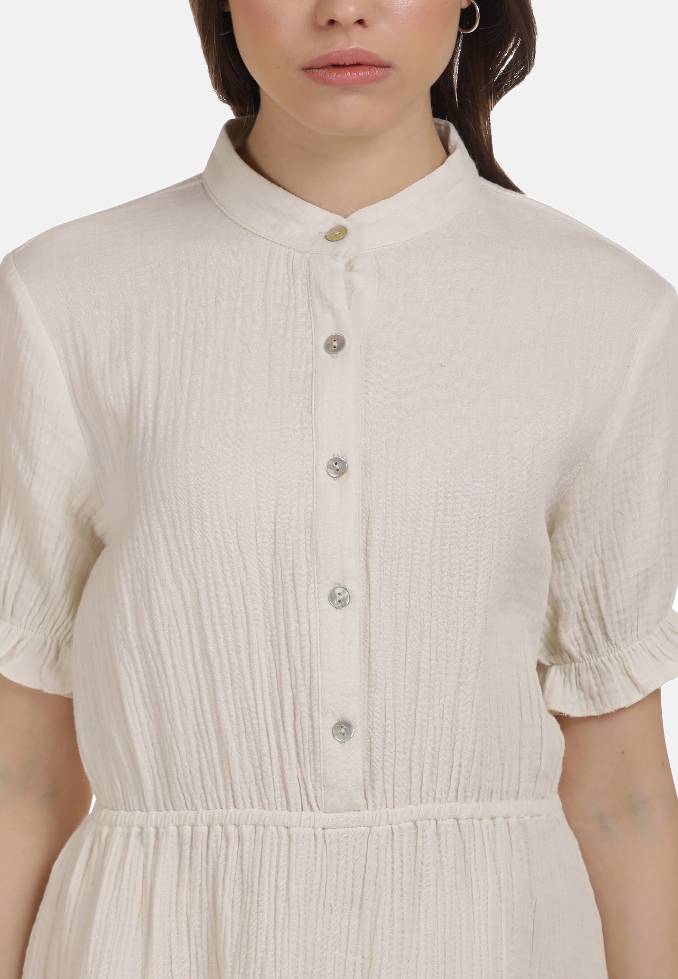 Vêtements Robe-chemise MYMO en Blanc 