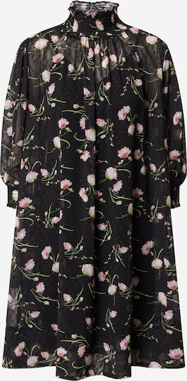 Rochie Forever Unique pe verde / roz / negru / alb, Vizualizare produs
