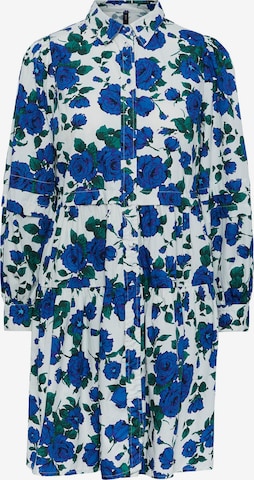 Y.A.S Košilové šaty 'Roso' – modrá: přední strana