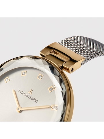 Jacques Lemans Analoguhr in Silber