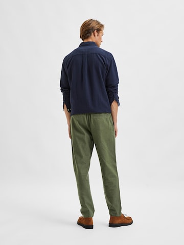 SELECTED HOMME Regular Pants 'Newton' in Green