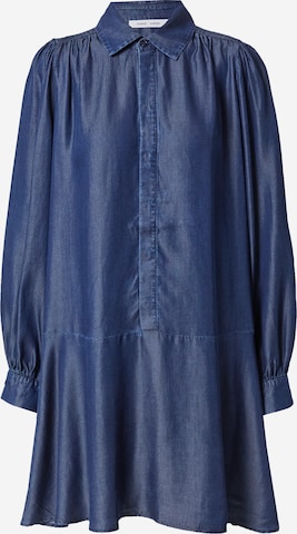 Robe-chemise 'LIZZY' Samsøe Samsøe en bleu : devant