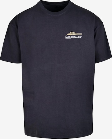 MJ Gonzales T-Shirt 'Wave' in Blau: predná strana