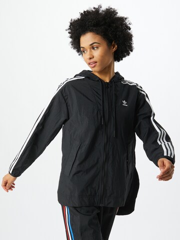 ADIDAS ORIGINALS Átmeneti dzseki - fekete: elől