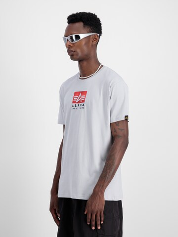 ALPHA INDUSTRIES Shirt in Grey: front