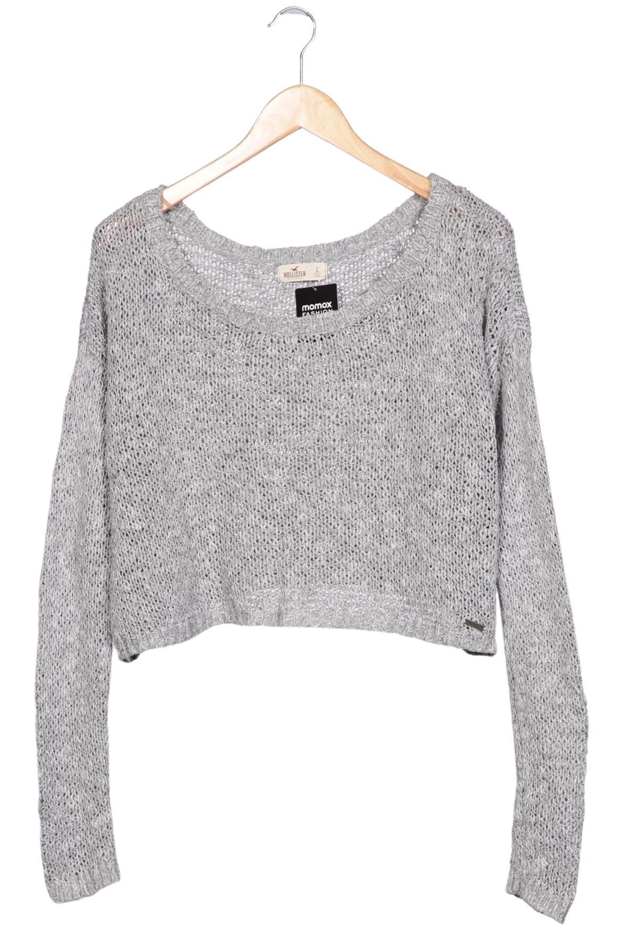 HOLLISTER Sweater & Cardigan in L in Grey: front