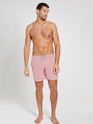 Shorts de bain 'Kite Tile' Shiwi en rouge