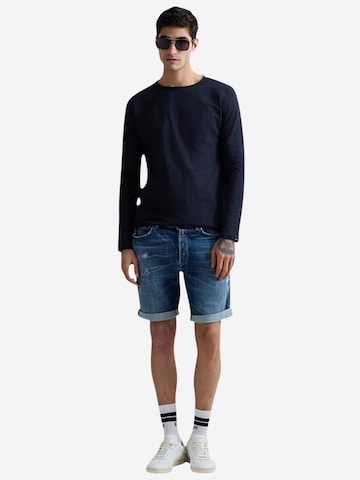 REPLAY Тениска 'BASIC JERSEY 30/1 M3592A.000.2660' в синьо