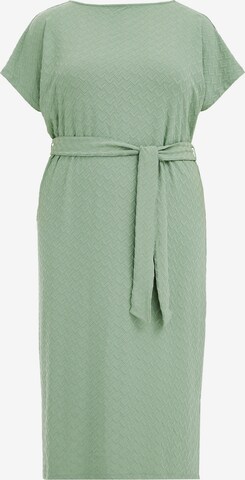 WE Fashion Dress in Green: front