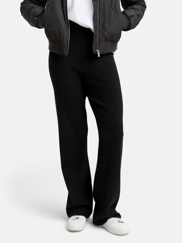 TOM TAILOR DENIM Regular Hose in Schwarz: Vorderseite