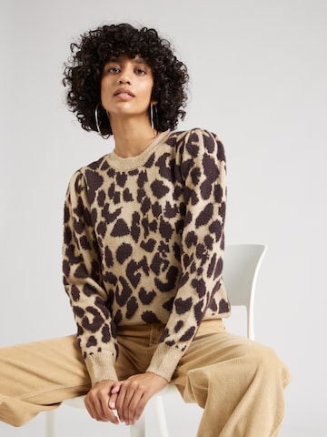 Pull-over 'ARIELLE' ONLY en beige : devant