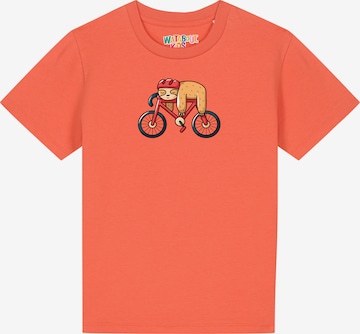 Maglietta 'Sloth' di watabout.kids in arancione: frontale