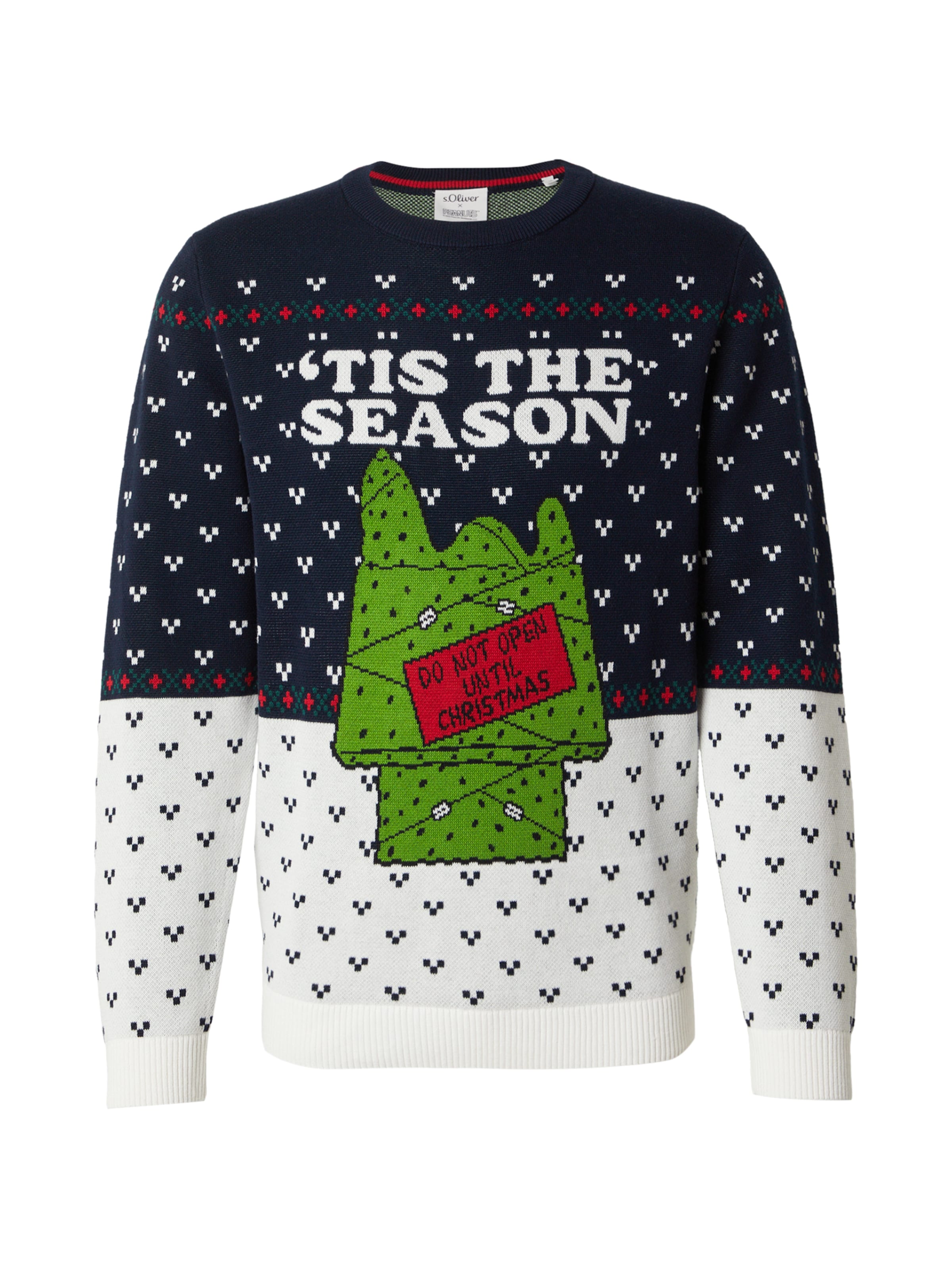 s.Oliver Trui in Blauw: voorkant