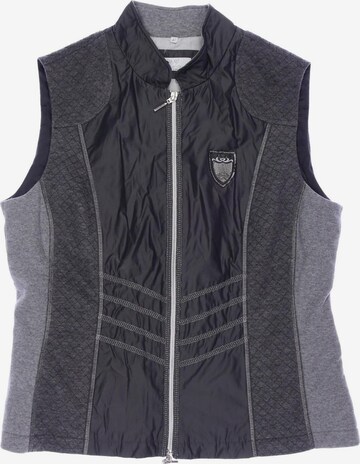 Just White Vest in XL in Grey: front