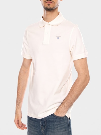 Barbour Koszulka 'TARTAN PIQUE POLO WHISPER WHITE / CLASSIC' w rozmiarze S w kolorze białym, Podgląd produktu