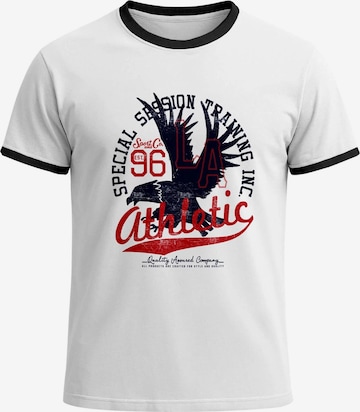 Neverless Shirt 'Eagle Athletic' in Black: front