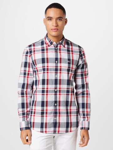 Coupe regular Chemise TOMMY HILFIGER en bleu : devant