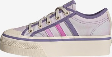 Baskets 'Nizza' ADIDAS ORIGINALS en violet : devant