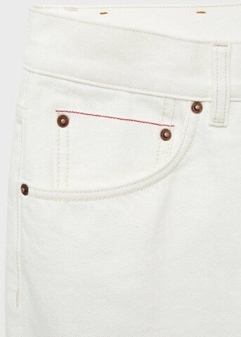 MANGO MAN Tapered Jeans 'Pola' in White