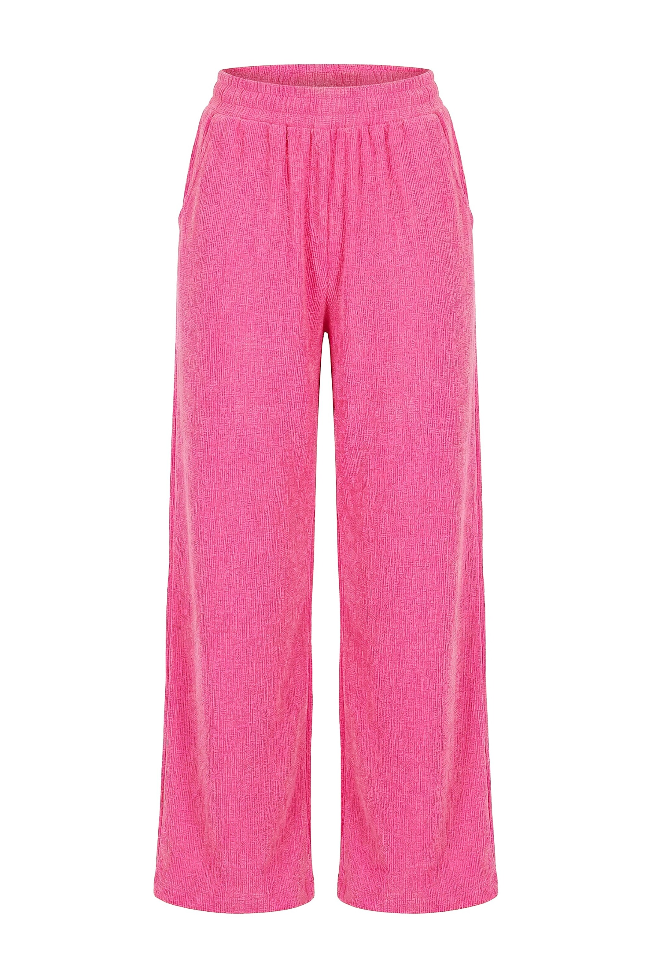 Studio Untold Wide Leg Hose in Pink: Vorderseite