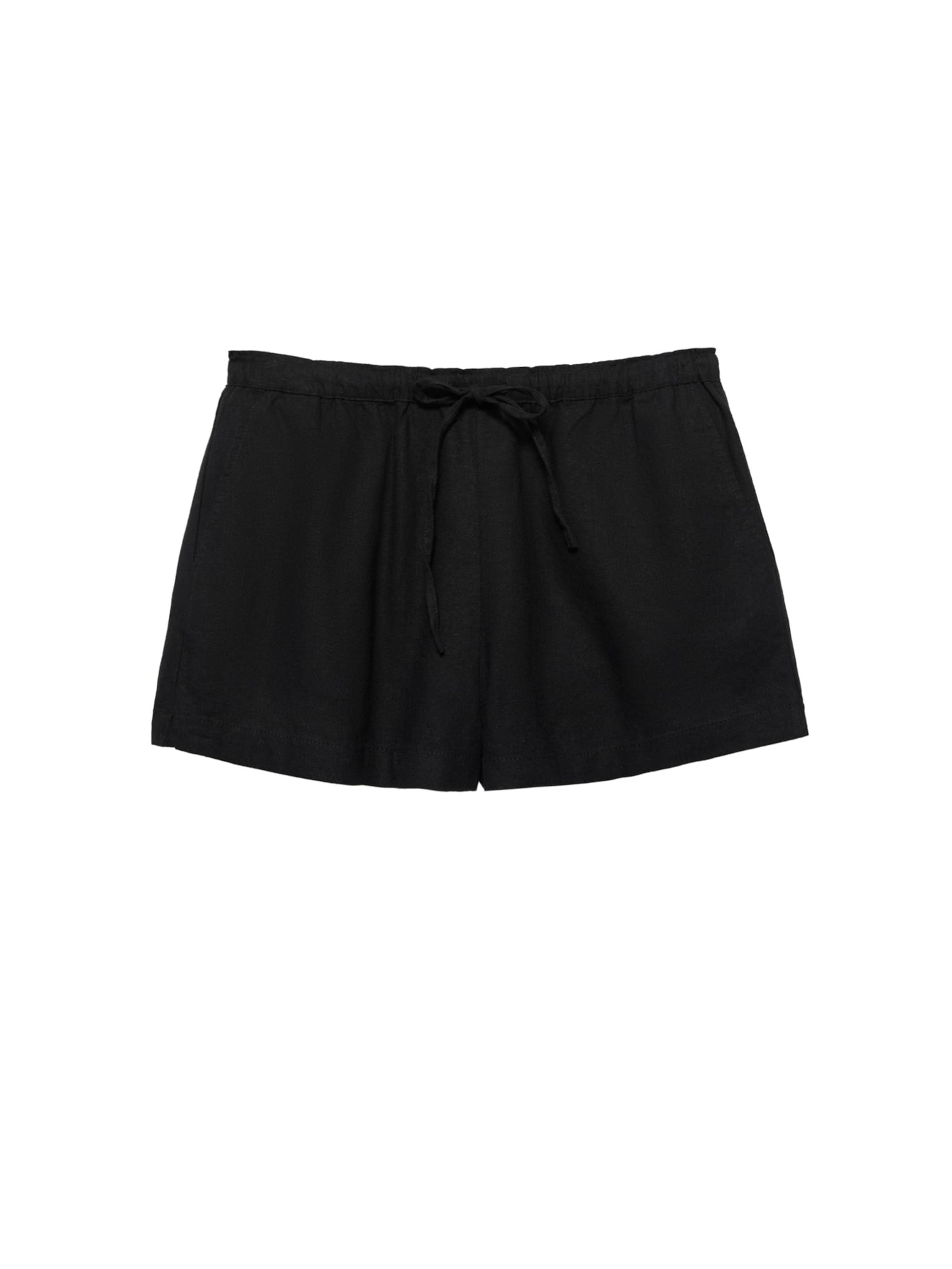 Pull&Bear Normální Kalhoty – černá: přední strana