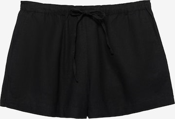 Pull&Bear Normální Kalhoty – černá: přední strana