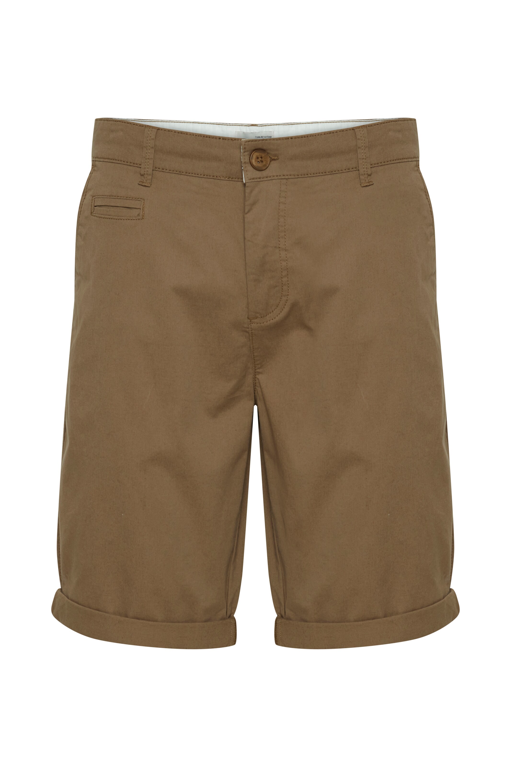 Pantaloni di !Solid in marrone: frontale