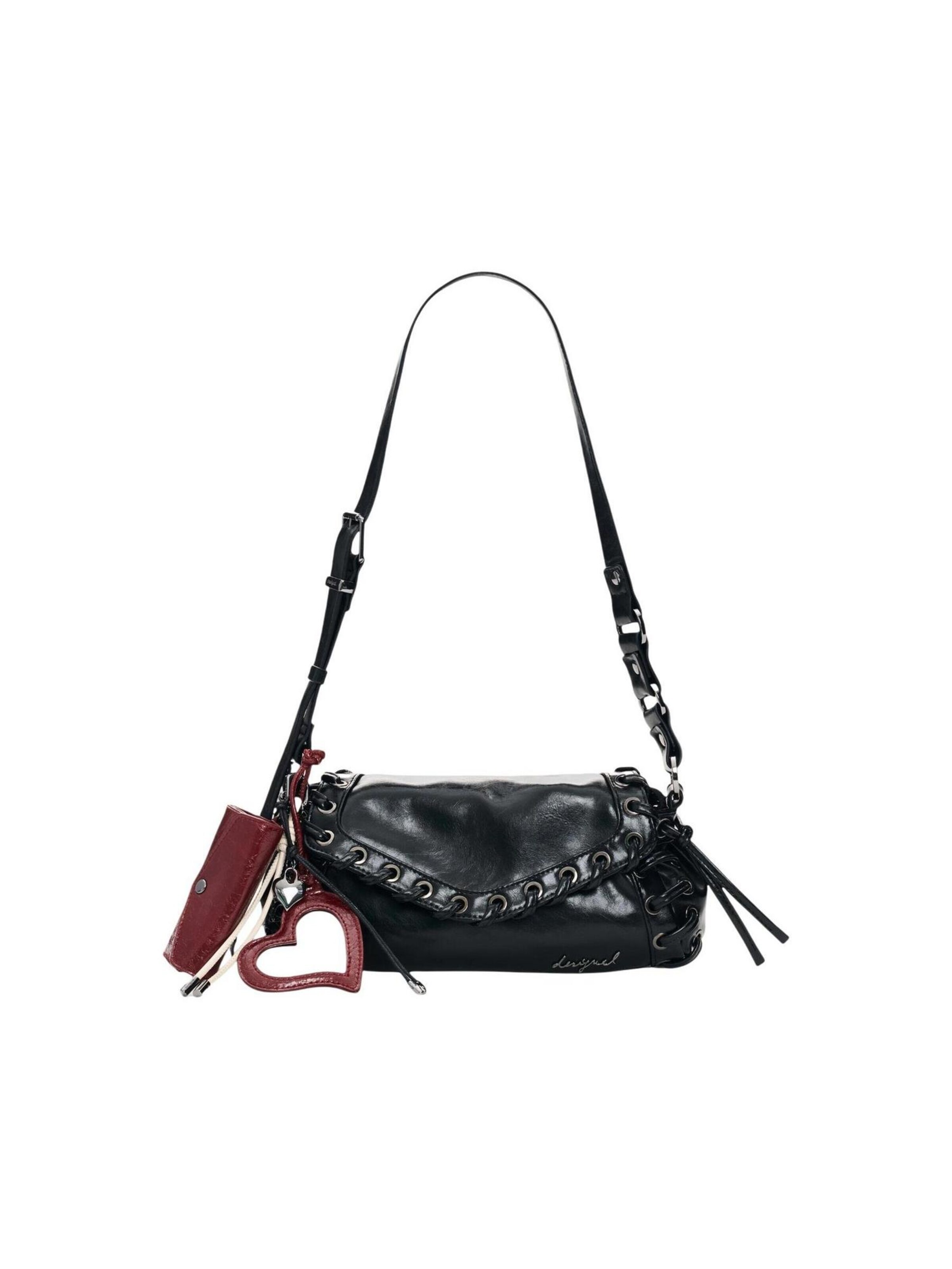 Desigual - Bolso de hombro 'GALAXY ZARAUZ' en negro: frente
