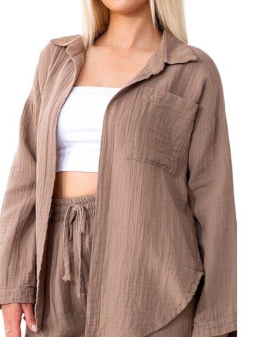 WENOR Bluse 'NALYA' in Beige