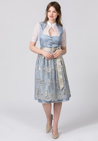 STOCKERPOINT Dirndl 'Odina' in Blauw: voorkant