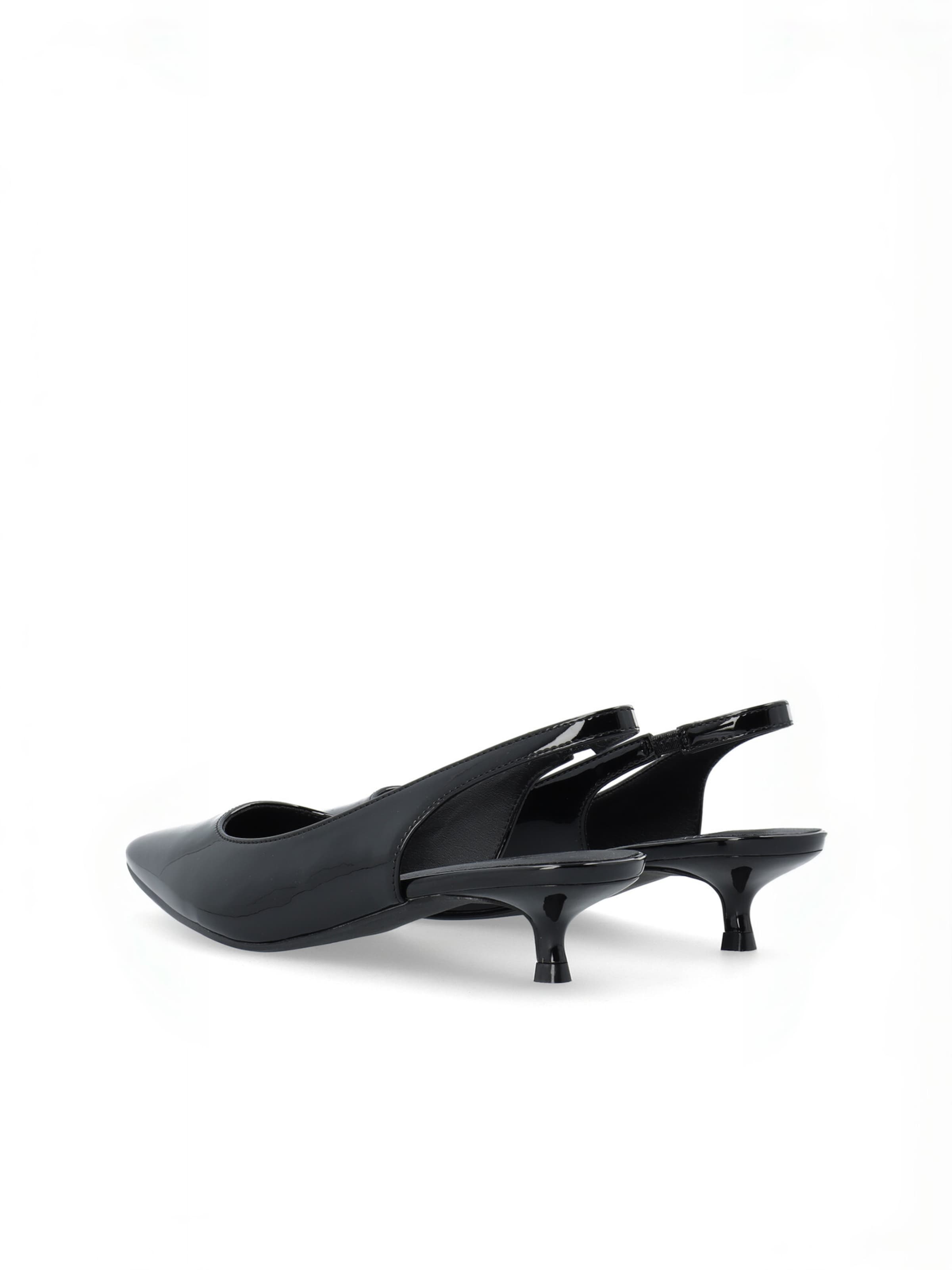 Ca'Shott - Sapatos abertos atrás ' CASANDREA ' em preto: atrás