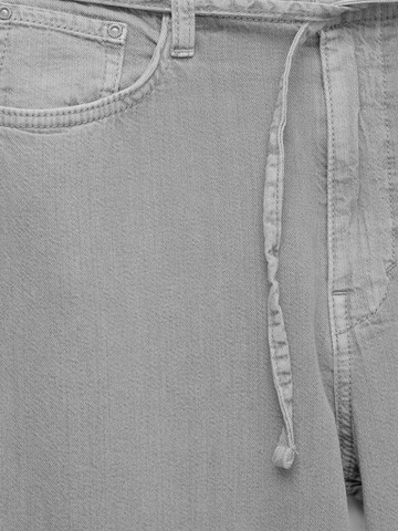 Wide Leg Jean Pull&Bear en gris