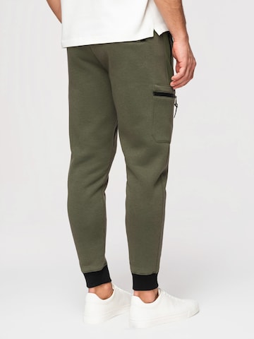 Ombre Tapered Cargobroek in Groen