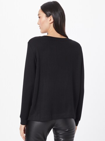 TOM TAILOR Sweatshirt in Zwart