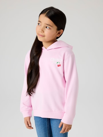 NAME IT Sweatshirt in Pink: front