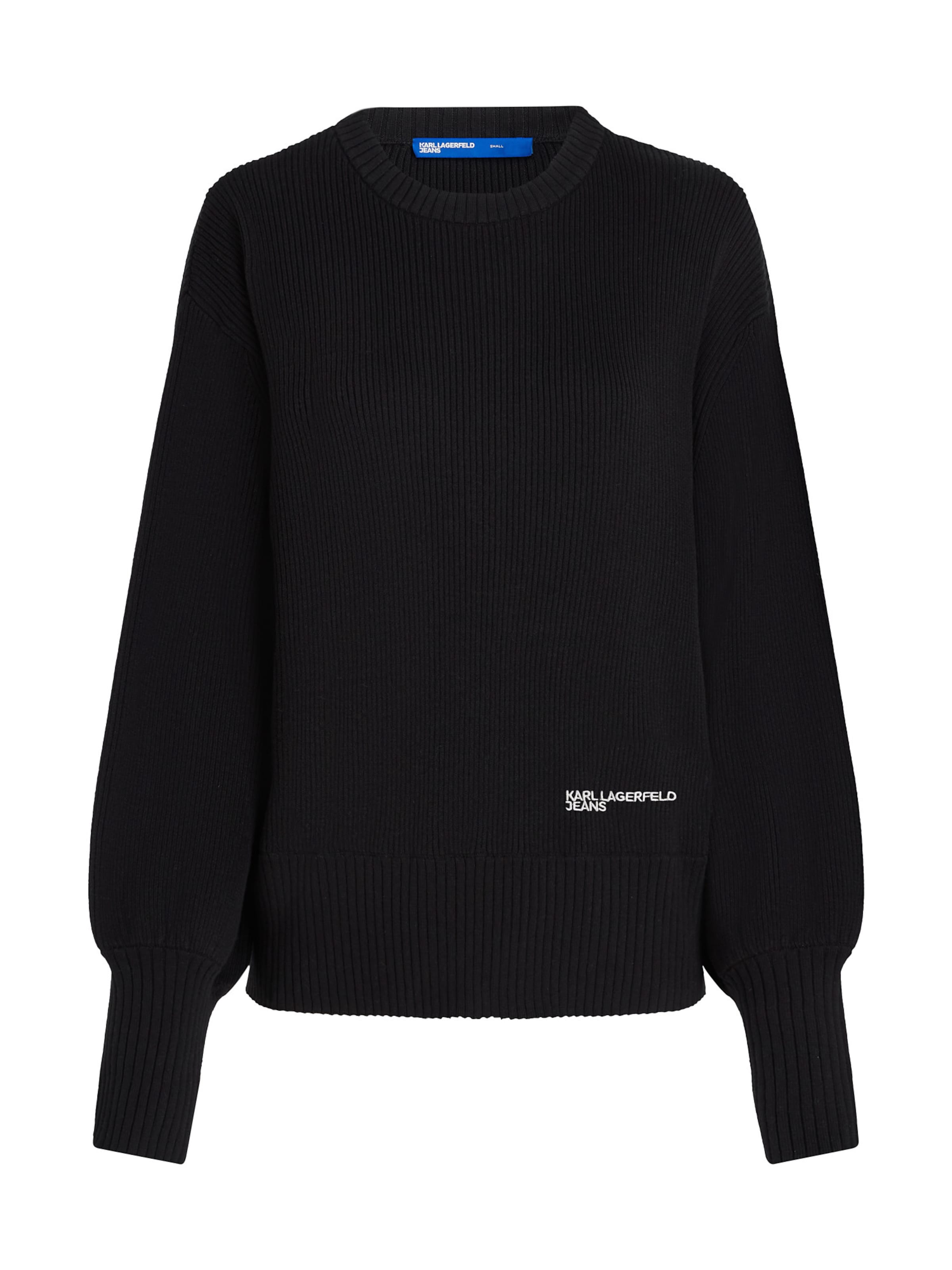 KARL LAGERFELD JEANS Πουλόβερ σε μαύρο: μπροστά