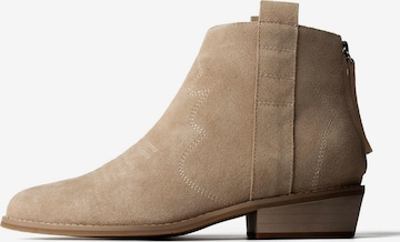Bottines 'FLASHBACK' L37 HANDMADE SHOES en beige : devant